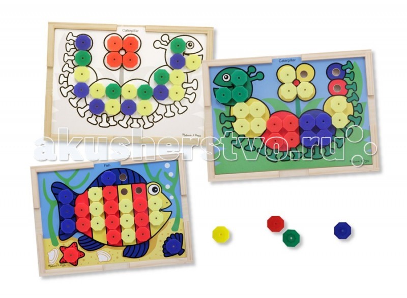 

Деревянная игрушка Melissa & Doug Набор Подбери правильный цвет, Набор Подбери правильный цвет