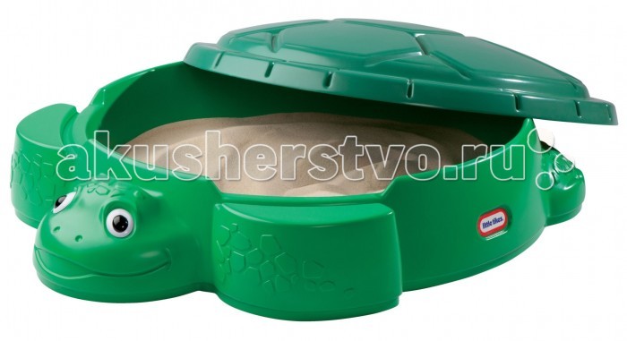 Little Tikes Песочница Черепаха 631566Песочница Черепаха 631566 Little Tikes Песочница Черепаха 631566Песочница Черепаха 631566Песочница Little Tikes – отличный выбор для дачи. Собственная песочница – мечта любого ребенка! Представляем красивую ударопрочную песочницу в виде черепахи. Она привлекает красивым и функциональным дизайном. На лапках «черепахи» ребенок может сидеть или ставить туда игрушки. В комплект входит большая крышка-панцирь, которая защитит песок от намокания и домашних животных. Песочница снабжена крышкой Сделана из ударопрочного пластика Вмещает до 70 кг песка. Выдерживает температуру до -18 градусов. Габариты: 24 x 103 х 111 см<br>