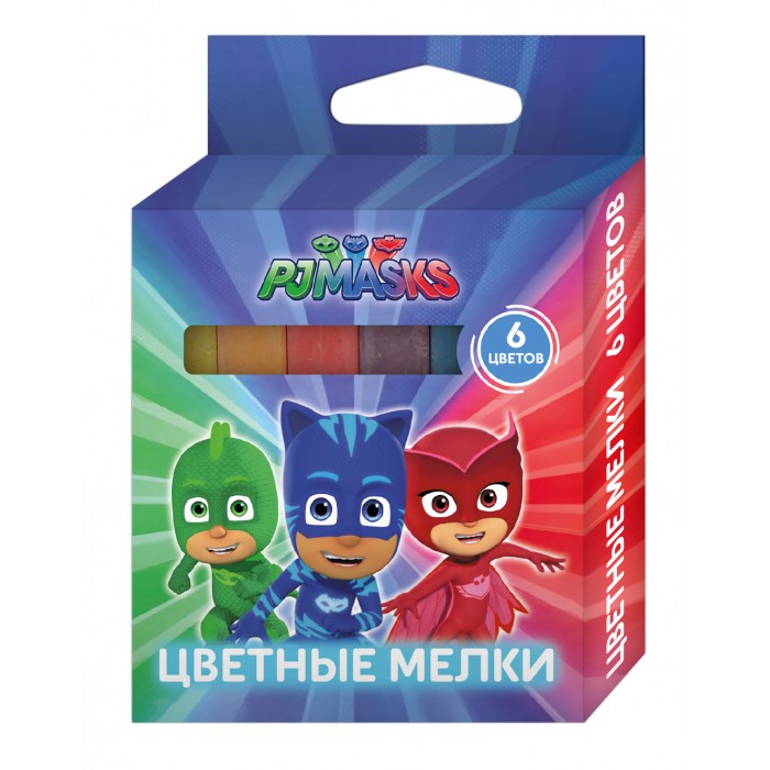 Мелки Герои в масках (PJ Masks) 6 цветов free shipping 5pcs dust masks protection face prevent mist haze pm2 5 mouth masks with exhalation valve