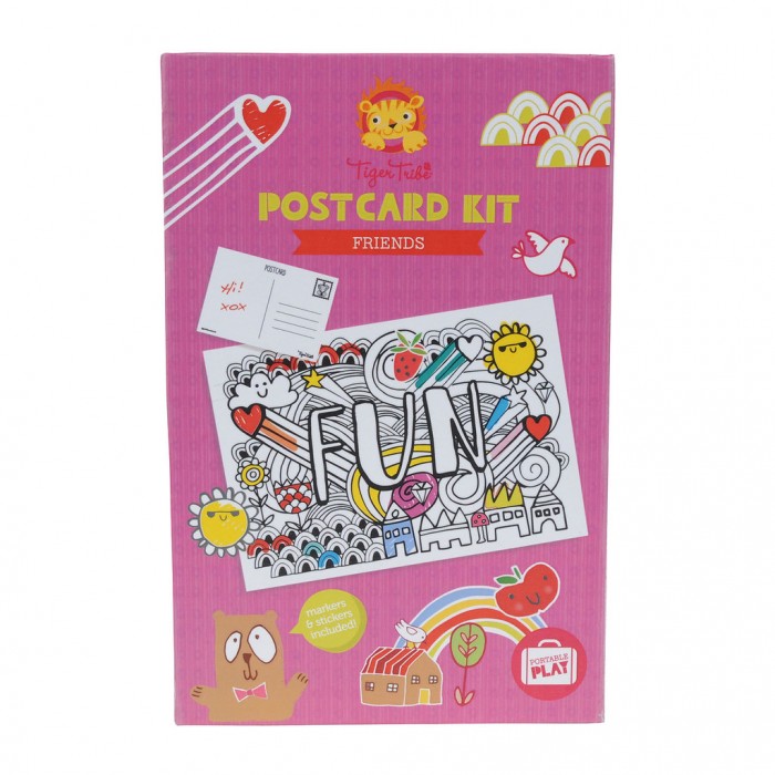 Tiger Tribe Набор для творчества Почтовые открытки