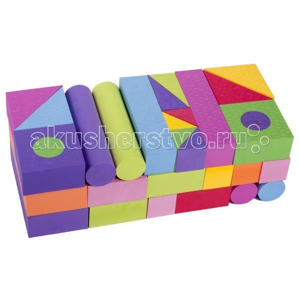 

Конструктор Moove&Fun мягкий 48 блоков MF-EVA-08