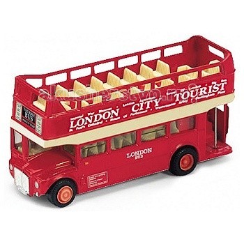 

Welly Модель автобуса 1:60-64 London Bus открытый, Модель автобуса 1:60-64 London Bus открытый