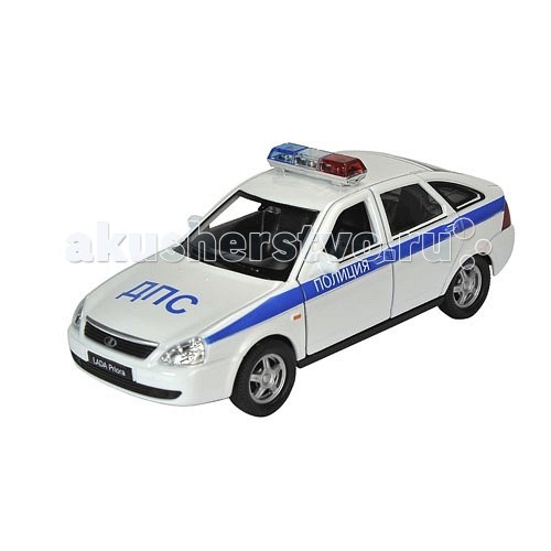 

Welly Модель машины 1:34-39 Lada Priora Полиция, Модель машины 1:34-39 Lada Priora Полиция