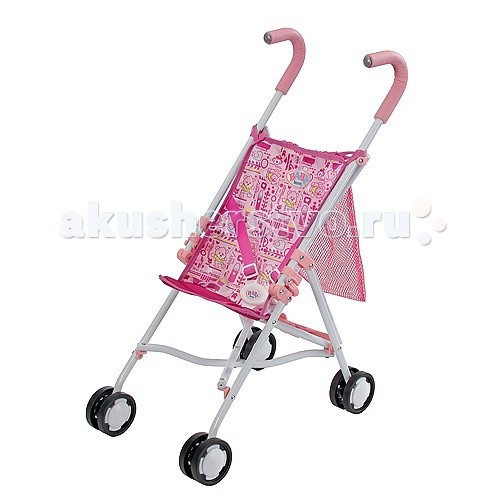 Коляска для куклы Zapf Creation Baby born трость с сеткой 819-678Baby born трость с сеткой 819-678 Коляска для куклы Zapf Creation Baby born трость с сеткой 819-678Baby born трость с сеткой 819-678BABY born Коляска-трость с сеткой 819-678 Ремень безопасности, удобные прорезиненные ручки, укрепленные колеса, сетка для перевозки вещей позади сидения. Коляска складывается для хранения и транспортировки.<br>