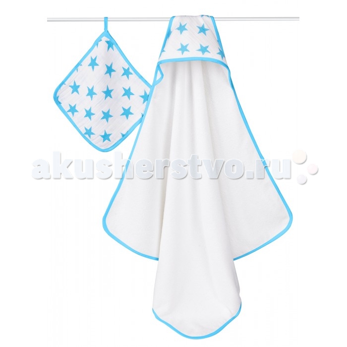 

Aden&Anais Набор полотенце с уголком для тела и полотенце для лица 3038, Набор полотенце с уголком для тела и полотенце для лица 3038