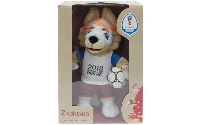 

2018 FIFA World Cup Russia Мягкая игрушка Zabivaka 24 см, Мягкая игрушка Zabivaka 24 см