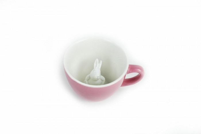 фото Creature Cups Кружка с кроликом розовая 330 мл