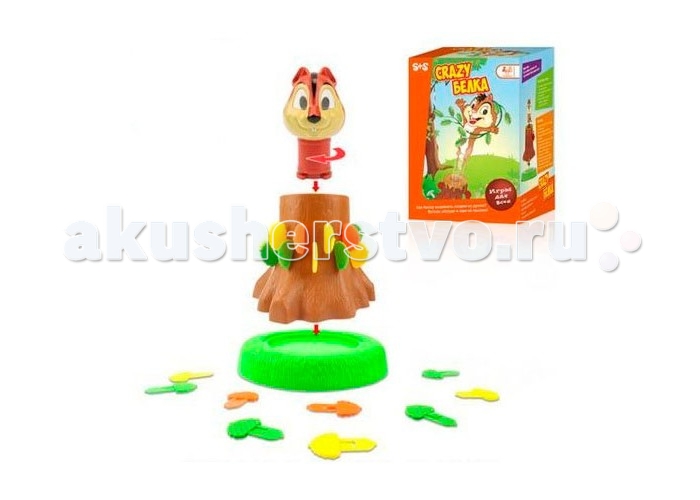 

S+S Toys Настольная игра Crazy белка, Настольная игра Crazy белка