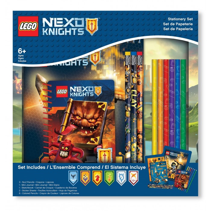 Развитие и школа , Канцелярия Lego Nexo Knights Набор канцелярских принадлежностей 13 шт. арт: 535226 - Канцелярия Развитие и школа , Канцелярия Lego Nexo Knights Набор канцелярских принадлежностей 13 шт. арт: 535226 - Канцелярия
