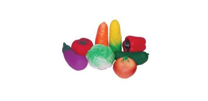 Игрушки для ванны Огонек Набор игрушек для купания Овощи