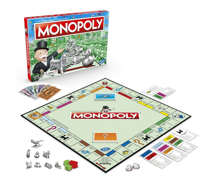 Monopoly Games Игра настольная Монополия классическая Обновленная
