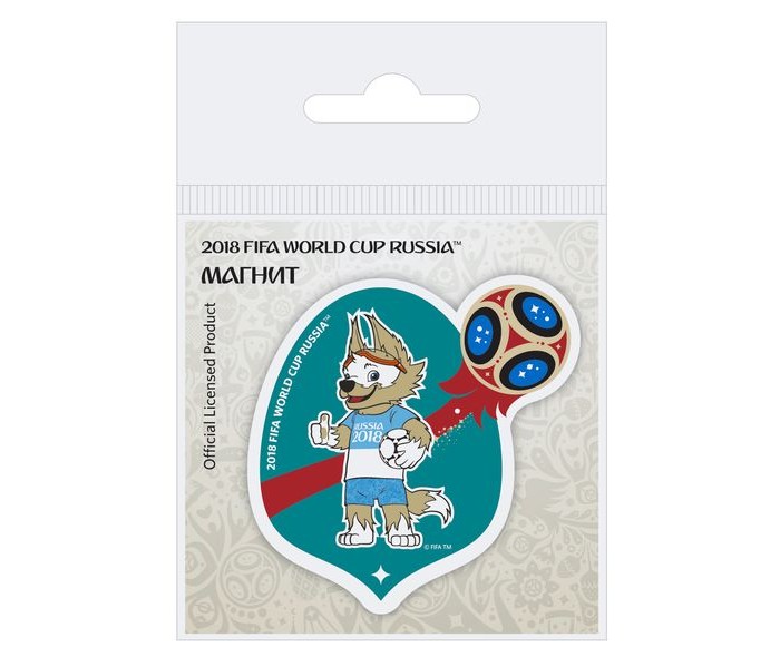 Сувениры к ЧМ по футболу 2018 FIFA World Cup Russia Магнит Забивака Аргентина