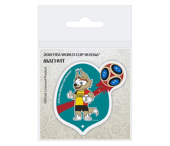 Сувениры к ЧМ по футболу 2018 FIFA World Cup Russia Магнит Забивака Бельгия