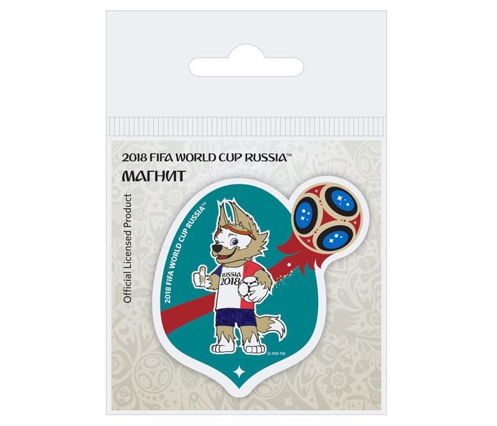Сувениры к ЧМ по футболу 2018 FIFA World Cup Russia Магнит Забивака Франция