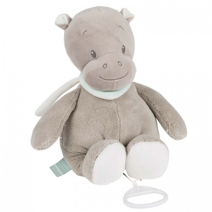 фото Мягкая игрушка Nattou Musical Soft toy Loulou Lea & Hippolyte Бегемот музыкальная