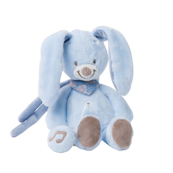 фото Мягкая игрушка Nattou Musical Soft toy Mini Alex & Bibiou музыкальная Кролик