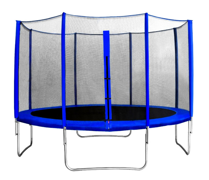 KMS-sport Батут с защитной сеткой Trampoline 12 диаметр 3.7 мБатут с защитной сеткой Trampoline 12 диаметр 3.7 м KMS-sport Батут с защитной сеткой Trampoline 12 диаметр 3.7 мБатут с защитной сеткой Trampoline 12 диаметр 3.7 мНебольшой размер – максимальное веселье! Отличные характеристики включают в себя прочную раму из гальванизированной стали, мягкий мат, защитную сетку большой высоты и другие детали для безопасности и веселья. Сетка оградительная выполнена из достаточно прочных синтетических материалов. Прыжковое полотно - перматрон — эластичный материал, способный возвращаться в исходное состояние при постоянном воздействии с разным усилием. Защитный мат - полиэстер мягкий с двойной подкладкой. Высота: 0.89 м Диаметр: 3.7 м (72 пружины) Допустимая нагрузка: 150 кг Комплектация: батут, защитный мат, ножки - 4 шт, сетка Масса изделия: 55 кг<br>