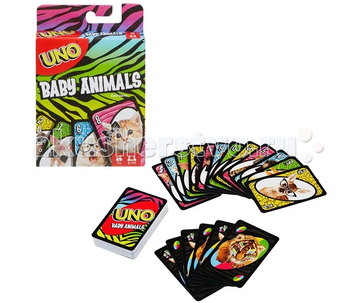 

Mattel Games Настольная игра Уно Маленькие животные, Games Настольная игра Уно Маленькие животные
