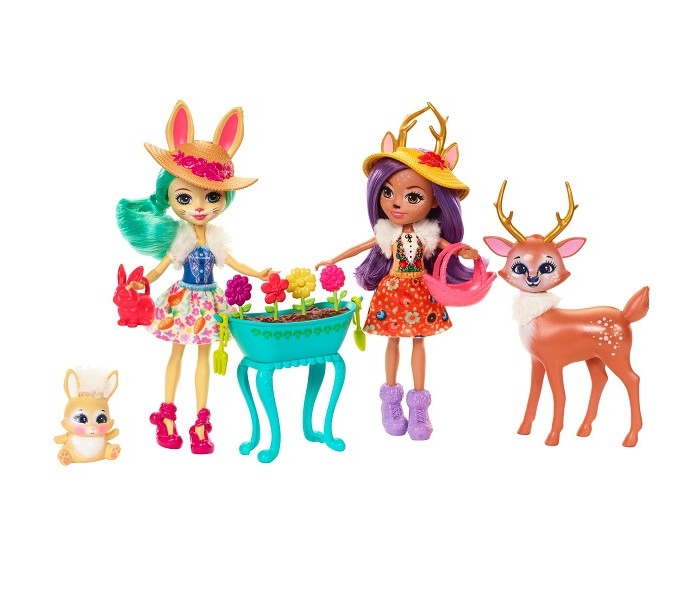 Enchantimals Набор из двух кукол с любимыми зверюшками