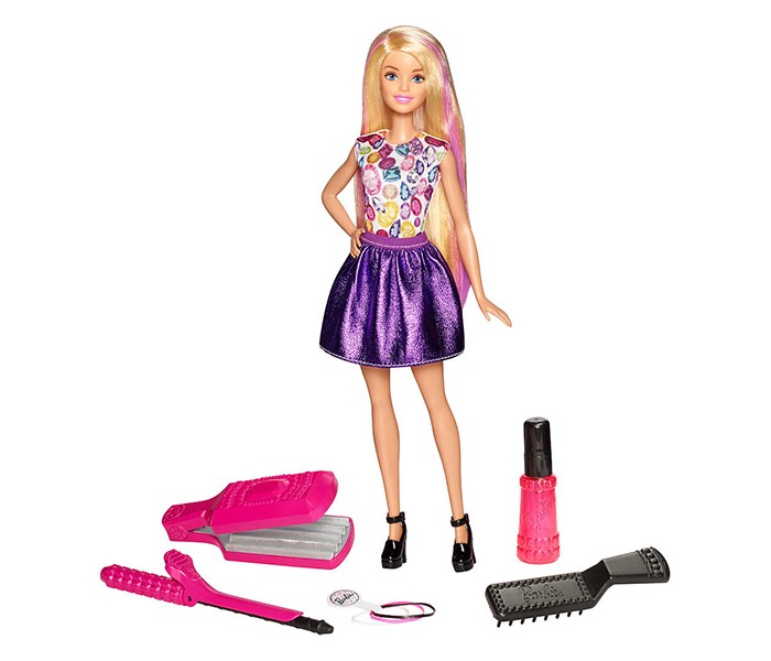 фото Barbie Игровой набор Цветные локоны