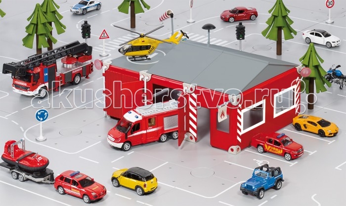 Игровые наборы Siku Набор Пожарная бригада, Игровые наборы - артикул:563381 Игровые наборы Siku Набор Пожарная бригада, Игровые наборы - артикул:563381