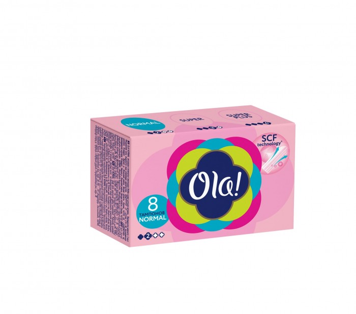 Гигиенические прокладки Ola! Tampons Normal Шелковистая поверхность 8 шт.