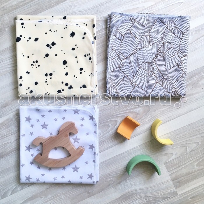 

Пеленка Mjolk Кляксы/Звезды/Palm Tree 120х85 см 3 шт., Кляксы/Звезды/Palm Tree 120х85 см 3 шт.