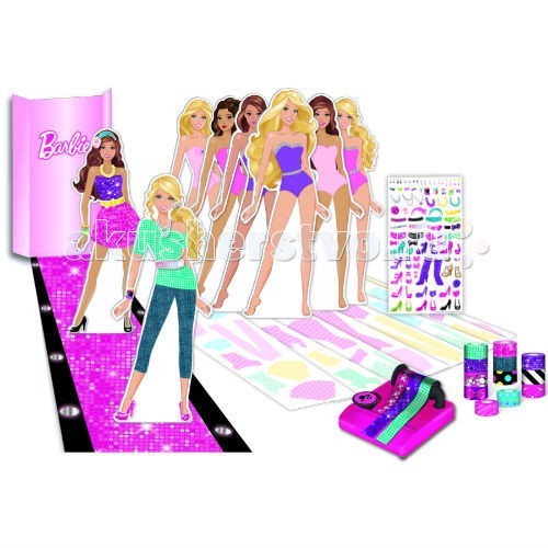 Наборы для творчества Fashion Angels Набор для творчества с картонными куклами набор для декорирования ободков fashion angels barbie 22328