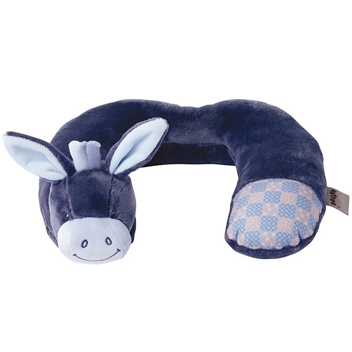 

Nattou Игрушка мягкая Подголовник Neck pillow Alex & Bibiou Ослик, Игрушка мягкая Подголовник Neck pillow Alex & Bibiou Ослик