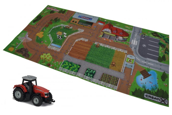 Игровой коврик Majorette Creatix серии Farm не скользящий 2056413 - фото 1