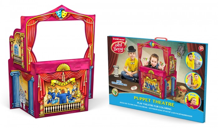 фото ArtBerry Игровой конструктор для раскрашивания большой Puppet Theatre