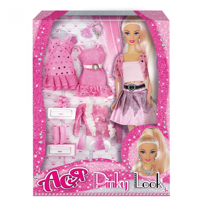 Toys Lab Кукла Ася Блондинка в розовом Розовый стиль 35080