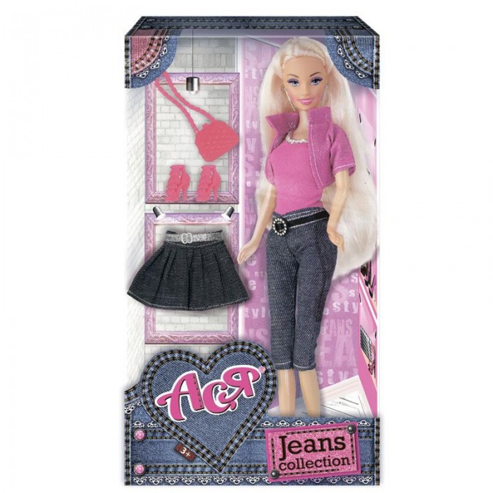 Куклы и одежда для кукол Toys Lab Кукла Ася Джинсовая коллекция дизайн 1 28 см куклы и одежда для кукол toys lab кукла ася блондинка джинсовый стиль