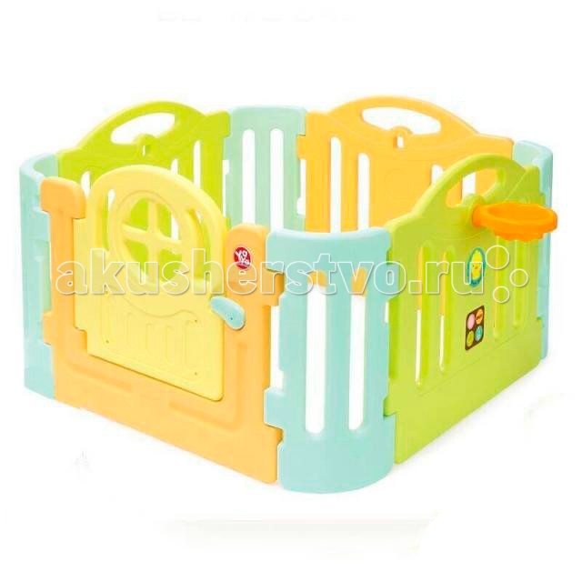 YaYa TOY (Ccomo) Сухой бассейн Y1421Сухой бассейн Y1421 YaYa TOY (Ccomo) Сухой бассейн Y1421Сухой бассейн Y1421Манеж YaYa TOY Y1421 дл детей от 6 месцев. Особенности: Материал – кологически чистый пластик, устойчивый к воздействи ультрофиолетового-излучени. Можно использовать с 6 месцев. Ребенок находитс в безопасности, даже если Вы его не видите. И к возрасту 6-7 лет манеж послужит игровой зоной вашему ребенку. Манеж компактно складываетс, что обеспечивает удобное хранение! Лбу игрову горку можно разместить рдом с манежем, наполнить манеж шариками и вот готова игрова площадка дл вашего ребенка. Он будет скатыватьс с горки прмо в манеж с шарами. Комплектаци: панели - 4 шт. (в т.ч. дверна панель) дверной замок; набор наклеек дл украшени баскетбольное кольцо мачик d-100 мм противоскользщие накладки<br>