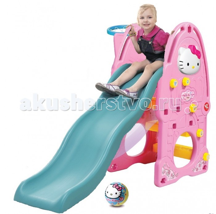 Горка YaYa TOY (Ccomo) Мини с кольцомМини с кольцом Горка YaYa TOY (Ccomo) Мини с кольцомМини с кольцомГорка YaYa TOY Мини с кольцом для детей от 2 лет. Особенности: Детская горка в комплекте с баскетбольной корзиной и мячом Корзина съемная. Высоту корзины можно регулировать Горку можно использовать для игр на улице и в помещении Материал - высокопрочный пластик устойчивый к ультрафиолету<br>