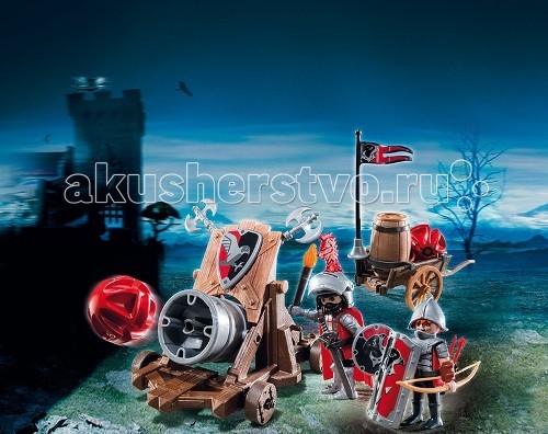 

Конструктор Playmobil Рыцари: Боевая пушка Рыцарей Сокола