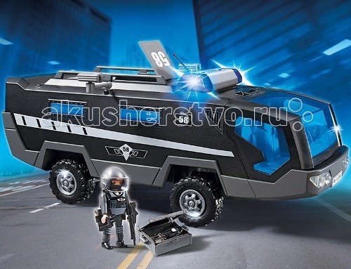 

Конструктор Playmobil Полиция: Машина специального назначения со светом и звуком