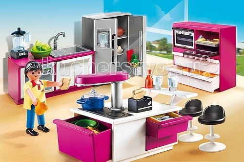 

Конструктор Playmobil Особняки: Современная дизайнерская кухня