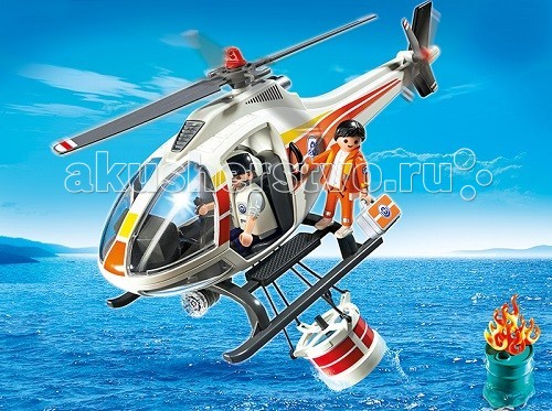 

Конструктор Playmobil Береговая охрана: Пожарный вертолет