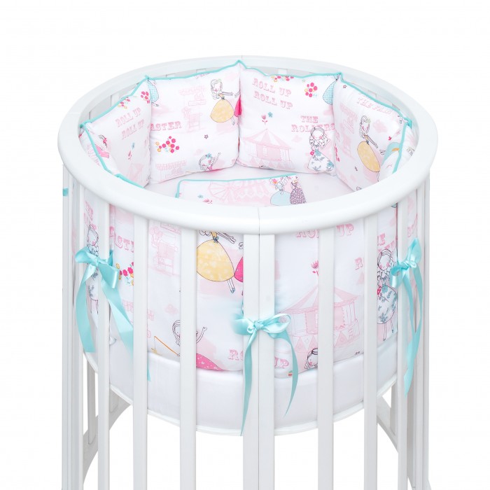 

Бортик в кроватку Fluffymoon Sweet Princess подушки в круглую и овальную кроватку