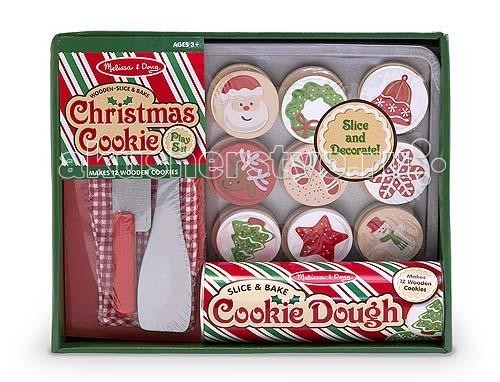 Деревянные игрушки Melissa & Doug Готовь и играй Рождественские кексы, Деревянные игрушки - артикул:61518 Деревянные игрушки Melissa & Doug Готовь и играй Рождественские кексы, Деревянные игрушки - артикул:61518