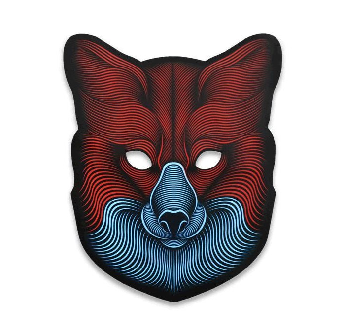 фото GeekMask Cветовая маска с датчиком звука Fox