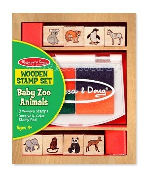 

Melissa & Doug Набор печатей животные зоопарка, Набор печатей животные зоопарка