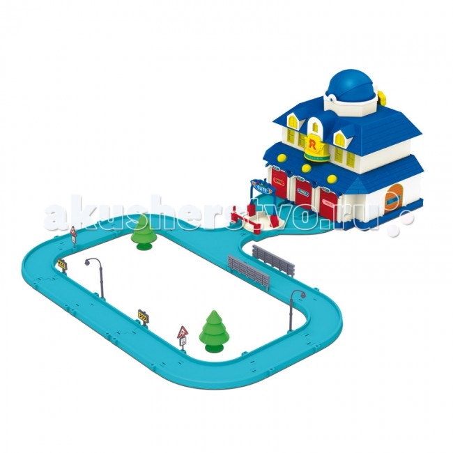 Robocar Poli Штаб-квартира и фигурка Хэли 60х80 смШтаб-квартира и фигурка Хэли 60х80 см Robocar Poli Штаб-квартира и фигурка Хэли 60х80 смШтаб-квартира и фигурка Хэли 60х80 смШтаб-квартира для машинок-спасателей. В здании штаба есть три гаража, на каждом из которых имеется собственная табличка с именем: Roy, Amber, Poli. Смелость, готовность прийти на помощь в любую минуту, решительность, смекалка и, конечно же, доброта - вот качества, которыми в полной мере обладают спасатели Robocar! Присоединяйся к команде этих удивительных героев! Сюжетно-ролевые игры с использованием игровых наборов от компании Silverlit способствуют развитию воображения и пространственного мышления, мелкой моторики, формируют грамотную речь. Комплектация Здание штаб-квартиры Вертолет-спасатель Хэли Дополнительные элементы Инструкция Размер упаковки (ВхШхД), см 40 x 24 x 30 см, Вес 2.3 кг<br>