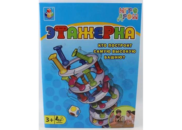 

1 Toy Игра настольная Этажерка, Игра настольная Этажерка