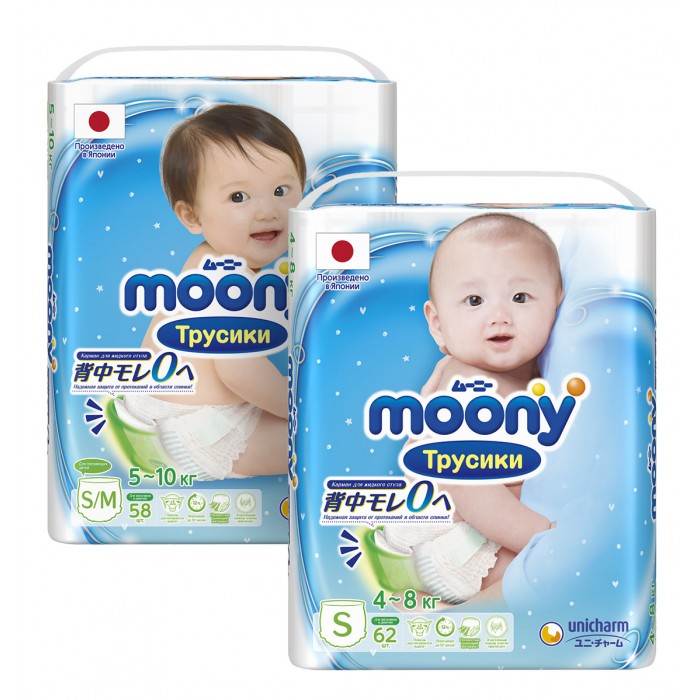 

Moony Megabox Трусики S (4-8 кг) 62 шт. + (5-10 кг) S/M 58 шт., Megabox Трусики S (4-8 кг) 62 шт. + (5-10 кг) S/M 58 шт.