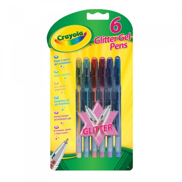 Crayola Гелевые ручки Блеск 6 шт.