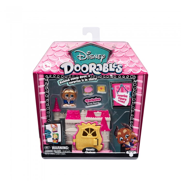 

Disney Doorables Игровой набор с 2 фигурками Красавица и Чудовище, Игровой набор с 2 фигурками Красавица и Чудовище