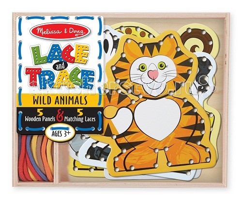 

Деревянная игрушка Melissa & Doug Звери, Звери
