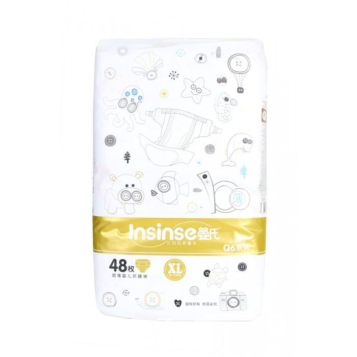 Insinse Подгузники Q6 XL (13+ кг) 48 шт. супертонкие